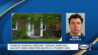 Town of Durham Mercury sodium dimethyl sulfate made arrested UNH PhD student sick [upl. by Kern]