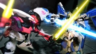 Gundam stop motion  Toys Battle 鋼彈停格動畫模型大戰 [upl. by Cullin63]