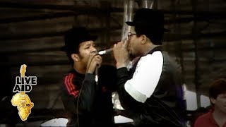 Run DMC  King Of Rock Live Aid 1985 [upl. by Hterag537]