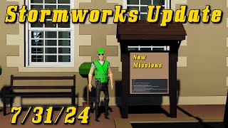 Stormworks Update New Missions stormworks gaming [upl. by Scharff631]