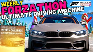 Forza horizon 5LIMITED time Forzathon shopWeekly FORZATHON challenges ULTIMATE DRIVING MACHINES28 [upl. by Dorena]