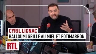 Cyril Lignac  halloumi grillé au miel et potimarron [upl. by Nosreffej]