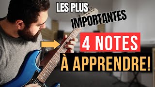 GUITARE SOLO  Les 4 meilleures notes à apprendre [upl. by Ahslek826]