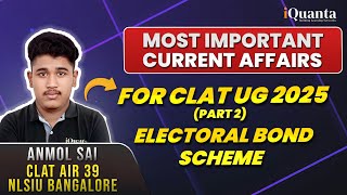 MOST IMPORTANT CURRENT AFFAIRS  CLAT 2025  PART2 [upl. by Nerot]