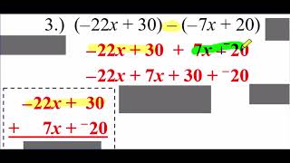 Adding and Subtracting Linear Expressions PART 1 [upl. by Hubbard]