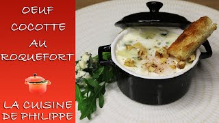 Oeuf cocotte au roquefort [upl. by Becky]