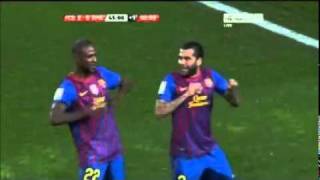 La dance dAbidal amp Alves Copa Del Rey 25012012 [upl. by Willumsen]