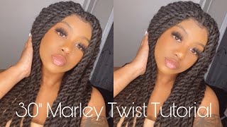 Tutorial  30 inch Marley Twist [upl. by Yejus]