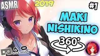 Maki Nishikino Asks You On A Date ASMR 360 Love Live Maki Roleplay 1 360 VR [upl. by Anrahc]