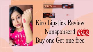 I Purchased best lipstick for my dark lips buy 1 get 1 free  Kiro lipstick  maple sugar [upl. by Ahsenav]