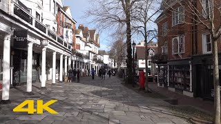 Tunbridge Wells Walk Town Centre  Royal Tunbridge Wells【4K】 [upl. by Callista57]