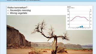 AK 4 VWO Aarde Klimaat en Landschap 26 landschapszones [upl. by Anstice]