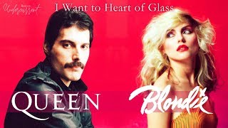 Queen vs Blondie  I Want to Heart of Glass [upl. by Laux]