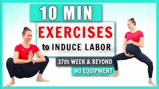 10 min Exercises To Induce Labor Naturally at Home I How to Help Labor Progress I Activating Labor [upl. by Eenahs]