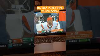 BO NIX FIRST NFL TOUCHDOWN PASS [upl. by Ecille44]