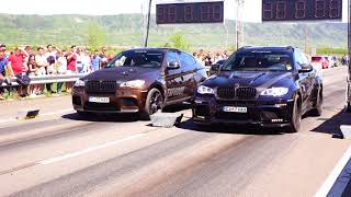 BMW X6M HAMANN 600HP vs BMW X6M GPOWER 800HP [upl. by Anallise]