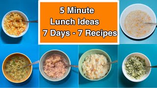 7 Days Lunch Recipes For 1 to 2 Year Baby  1 to 2 year Baby food Recipes  8 Month Baby Food [upl. by Ecyarg]