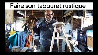 faire son tabouret rustique [upl. by Halonna526]