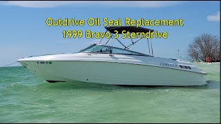 Mercruiser Bravo 3 Yoke Oil Seal Replacement and Assembly [upl. by Lanti]