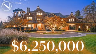 Magnificent Custom Designed HamptonsStyle Colonial [upl. by Nallid]