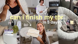 can i finish my august TBR in 5 days 🏃🏻‍♀️📚  reading vlog [upl. by Asiulairam151]