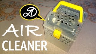 How to make a mini air washer of the disks DIY Homemade humidifier [upl. by Jo-Anne]