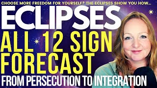 ECLIPSE ASTROLOGY INSIGHTS 2024 All 12 Signs Forecast From Persecution to Integration ✨⚡ [upl. by Odom]