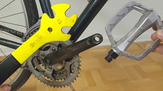 How to Remove and Reinstall the Pedals on a Bicycle [upl. by Eeresed]