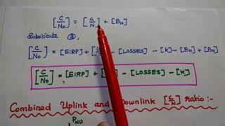 Combined Uplink and Downlink CN Ratio  Carrier to Noise [upl. by Ainigriv]