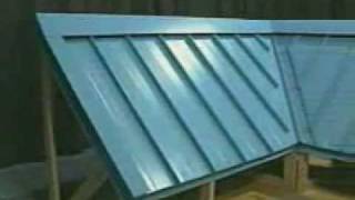 Vintage Video Series How to Install Standing Seam Metal Roof  Dutch Seam Installation [upl. by Manard952]