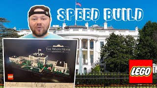 SPEED BUILD LEGO White House Architecture 21054 2021 [upl. by Cir]