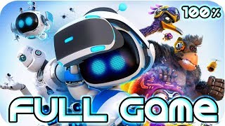 Astro Bot Rescue Mission Walkthrough 100 FULL GAME Longplay PS4 PSVR [upl. by Hannahc479]