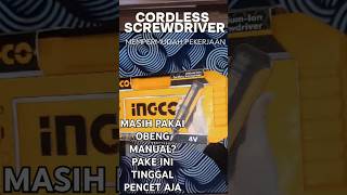 CORDLESS SCREWDRIVER INGCO powertools ingco [upl. by Tilda]