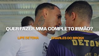 CHARLES DO BRONX ME DESAFIOU  mma  Muay thai  LIPE DETONA [upl. by Aryaz249]