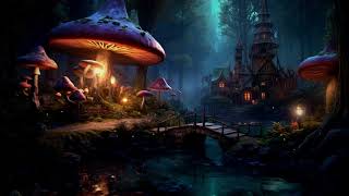 Enchanted Forest Night Ambience  Nature Sounds amp Fairytale Forest Ambience [upl. by Eldrid857]