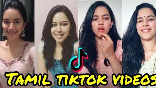 Tamil tiktok video  Mirnalini ravi tiktok collection  Trending new tiktok [upl. by Ailaht]