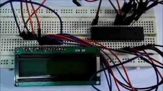 LCD Interfacing with ATMega32 Microcontroller [upl. by Uyr88]