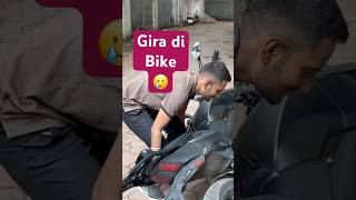 Gira di bike mene 🥲Bajaj dominar 400 🤯 viralvideo shorts bajaj youtube [upl. by Terrell]