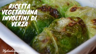 Ricetta vegetariana  Involtini di verza [upl. by Eiralav22]