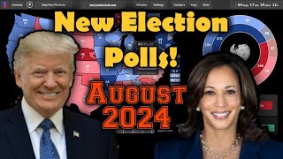 New Presidential Election Polls August 2024 [upl. by Aseretairam731]