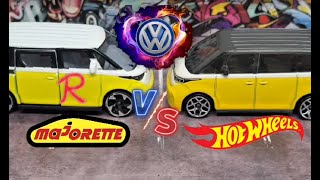 Majorette VS Hot Wheels Volkswagen ID Buzz [upl. by Lynnet404]