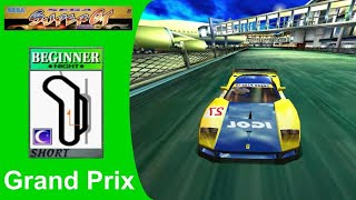 Sega Super GT  Beginner Night Mirror  Grand Prix [upl. by Eilrebma54]