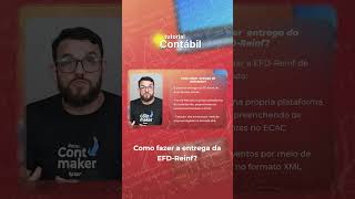 Como fazer a entrega da EFDReinf  Cortes Tutorial Contábil efdreinf [upl. by Htebaile]