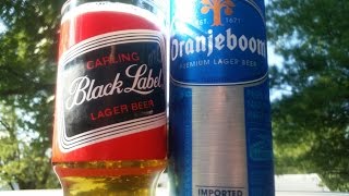 Drinkin With The Beer Whisperer Oranjeboom amp Black Label Glass [upl. by Nnylkoorb]