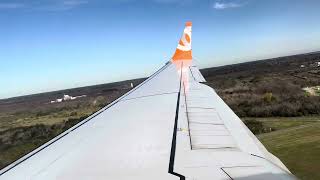 Landing Buenos Aires Ezeiza EZE Argentina from Bogota BOG Colombia Gol Linheas Aereas B737 Max 8 [upl. by Oravla]