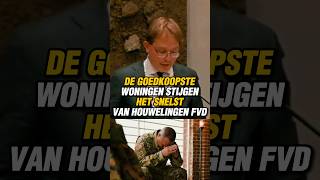 DE GOEDKOOPSTE WONINGEN STIJGEN HET SNELST VAN HOUWELINGEN FVD vanhouwelingen fvd woningmarkt [upl. by Evin]