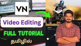 VN Video Editor Full Tutorial Tamil  How To Use VN App in Tamil  VN Basic Editing Tamil [upl. by Nnaeitak920]