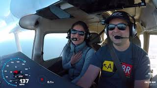 Zero G attempt  Cessna 172  having fun over the Long Island Sound [upl. by Gerrard306]