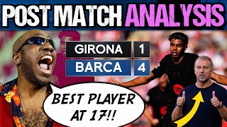 Girona Barcelona REACTION Post Match Analysis  Flick is COOKING Yamal Talent is INSANE [upl. by Ayerdna]