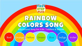 Rainbow Song 🌈  Color Song  Nursery Rhymes amp Kids Song [upl. by Oran879]